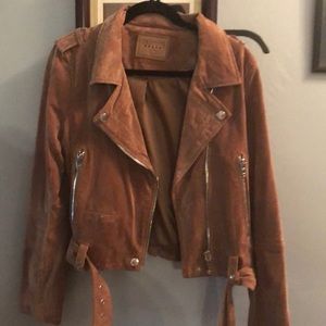 Free People BLANKNYC LEATHER(Suede) jacket